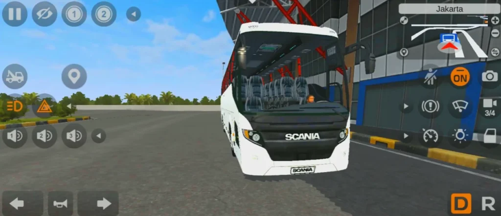 Scania Touring Bus mod for bus simulator indonesia 