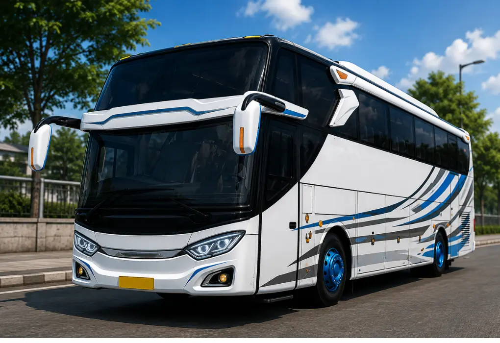 clean and modern bus design