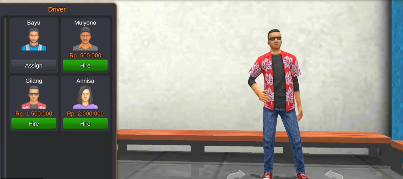 Bus Simulator Indonesia Mod apk drivers