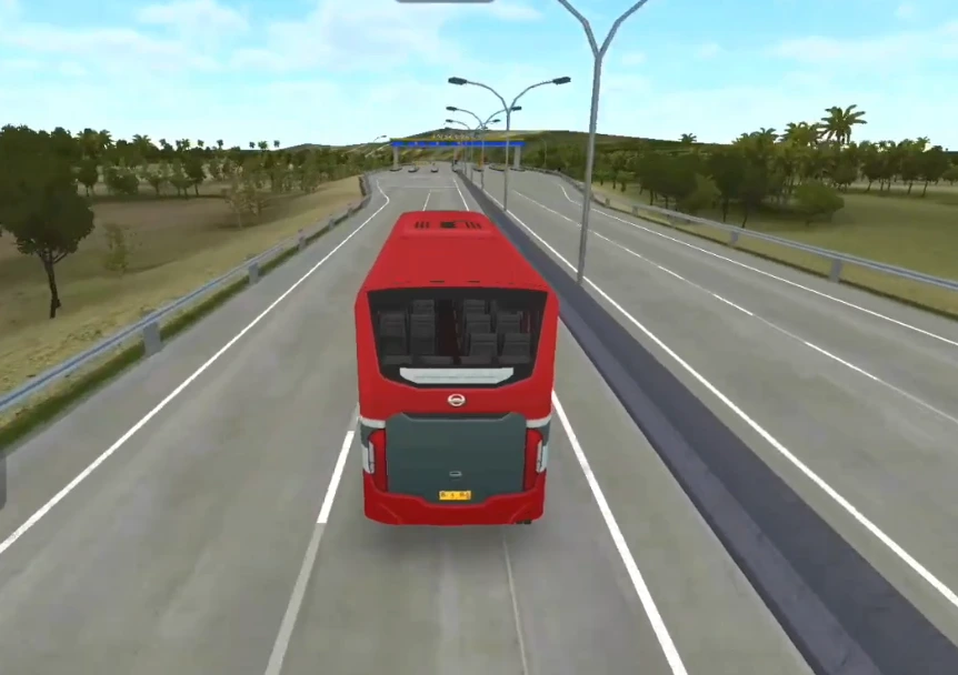 Bus simulator indonesia mod apk bus on highway