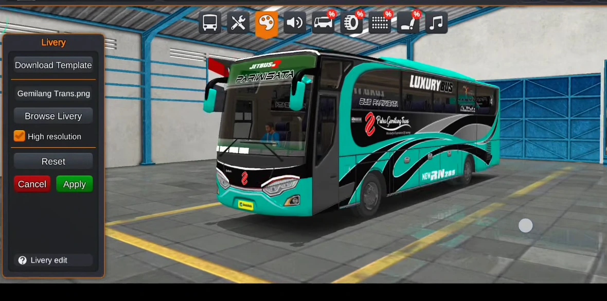 Bus simulator indonesia mod apk liveries